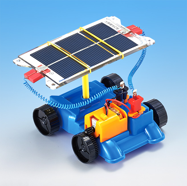 太陽電池（光電池）で走るソーラーカー